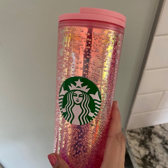 Starbucks pink bubble holiday 2020 cup - Picture 2 of 4
